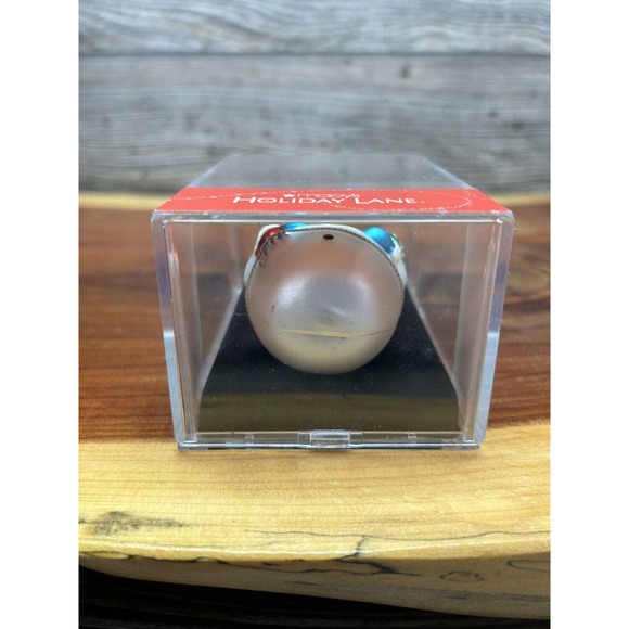 Macy's Holiday Lane Glass Snowman Collectible Christmas Ornament NIB - Picture 6 of 7